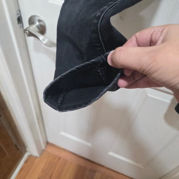 Lands’ End Black High Rise Skinny Jeans Size 8 Petite - Picture 5 of 12